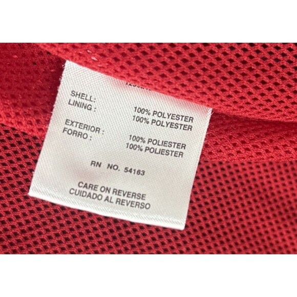 Tommy Hilfiger Women's Navy Hooded Rain Windbreaker Jacket Size L - Picture 8 of 9